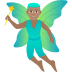 🧚🏽‍♂️ man fairy: medium skin tone display on JoyPixels